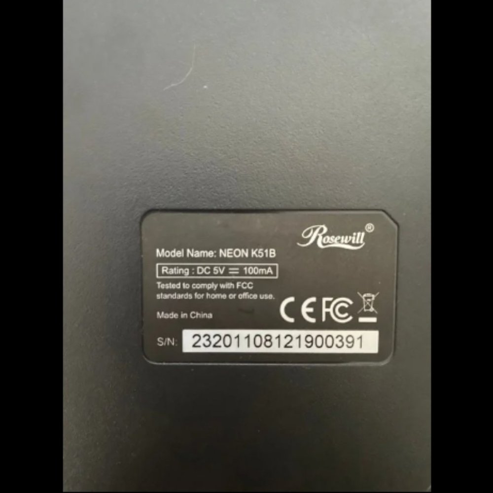 Rosewill Gaming Keyboard Neon - Picture 3 of 5